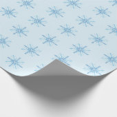 2021ワクチンコロナウイルススノーフレーククリスマス ラッピングペーパー (角)