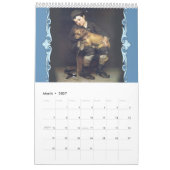 2021ヴィンテージ子ウォールカレンダー カレンダー (3月 2027)