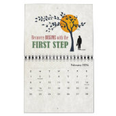 2021一度のインスピレーション回復引用文 カレンダー (2月 2026)