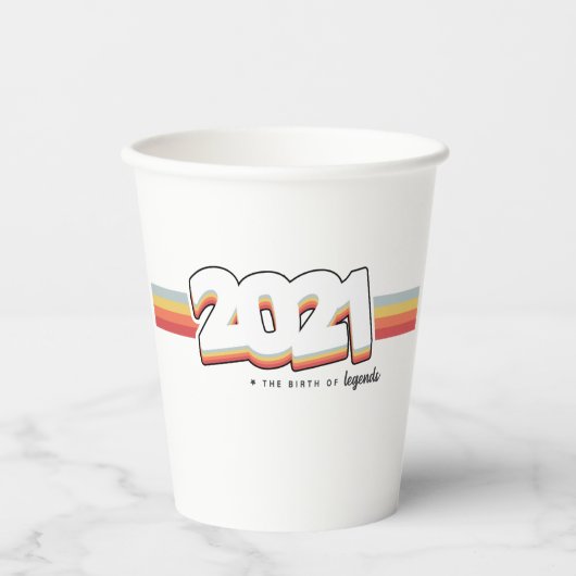 2021伝説誕生 紙コップ (正面)