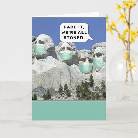 2021勇気付けられる カード (黄色い花)