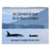 2021南のレジデント・キラー・ホエールカレンダー カレンダー (カバー)