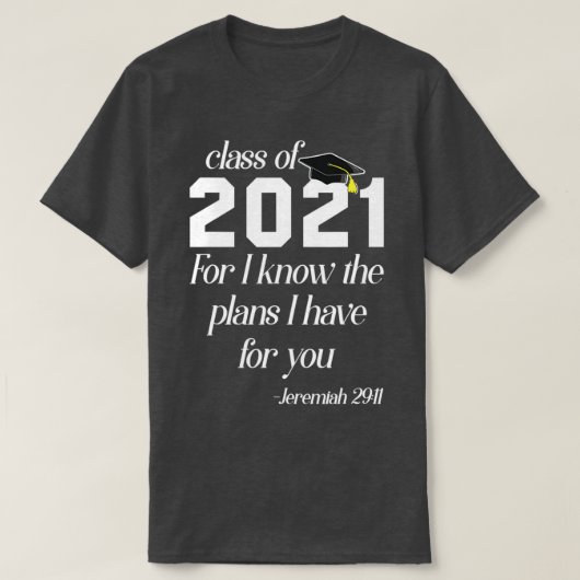 2021宗教卒業聖書の聖句 Tシャツ (デザイン正面)