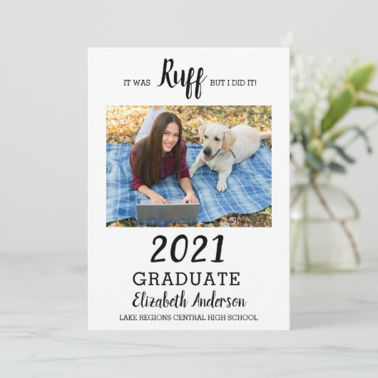 2021年おもしろいの写真教室ラフ卒業 招待状 (スタンド正面)