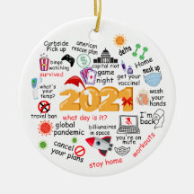 2021年おもしろいクリスマス装飾記念