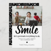 2021年おもしろいクリスマス シーズンカード (正面/裏面)