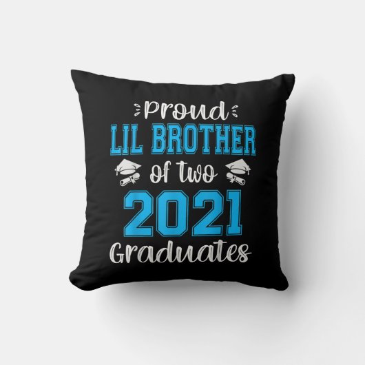2021年おもしろい卒のLil Brother クッション (正面)
