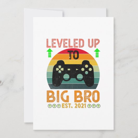 2021年お兄さんレベルアップ ゲーマーギフト 案内状 (正面)