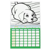 2021年こども塗りカラフル本カレンダー カレンダー (3月 2026)