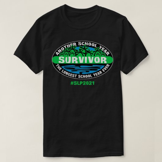 2021年で最も長い学年SLP先生 Tシャツ (デザイン正面)