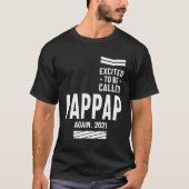 2021年に再びPapPapと呼ばれるように興奮したMens Tシャツ (正面)