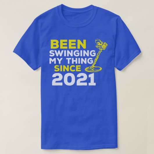 2021年のおもしろいメタルデート以来、私の物を振っている Tシャツ (デザイン正面)