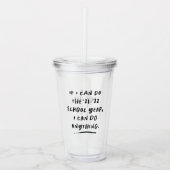 2021年のおもしろい先生 アクリルタンブラー (正面)