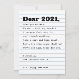 2021年のかわいい写真を改めて親愛お試し シーズンカード