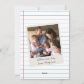 2021年のかわいい写真を改めて親愛お試し シーズンカード (裏面)