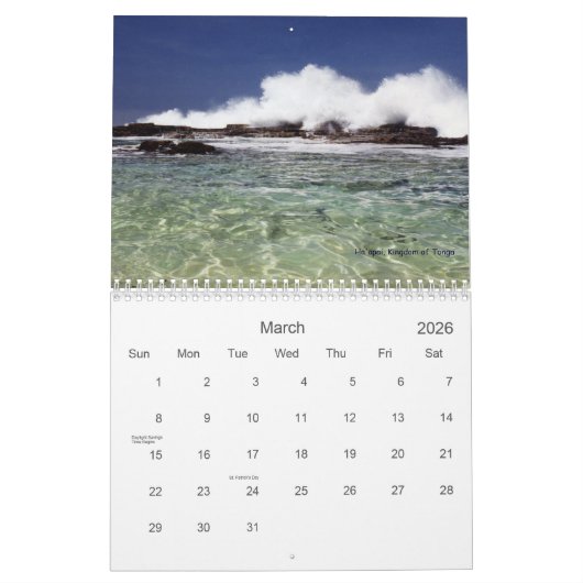 2021年のカレンダーで世界を発見する12ヶ月 カレンダー (3月 2026)