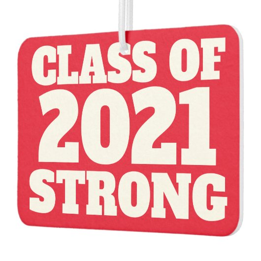 2021年のクラスの強い赤はっきりしたのシニア カーエアーフレッシュナー (左)