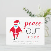 2021年のクリスマスにサンタマスクの平おもしろい和が訪れる シーズンカード (スタンド正面)