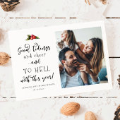 2021年のクリスマスフォトおもしろいで地獄へ シーズンカード