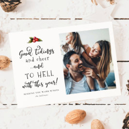 2021年のクリスマスフォトおもしろいで地獄へ シーズンカード