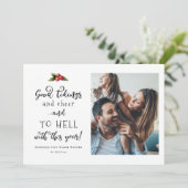 2021年のクリスマスフォトおもしろいで地獄へ シーズンカード (スタンド正面)