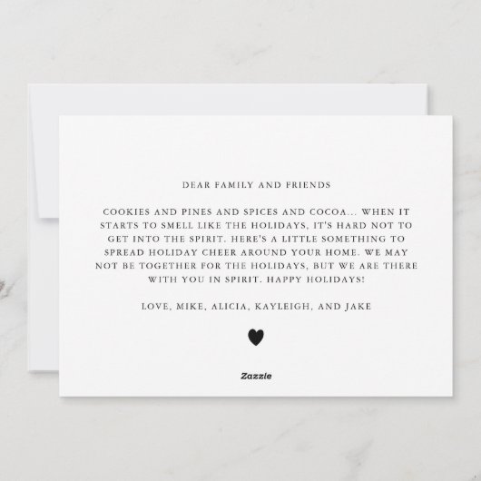 2021年のクリスマスフォトおもしろいで地獄へ シーズンカード (裏面)