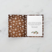 2021年のクリスマスレッドファームトラック4枚の写真 シーズンカード (内部)