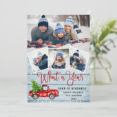 2021年のクリスマスレッドファームトラック4枚の写真  シーズンカード (スタンド正面)