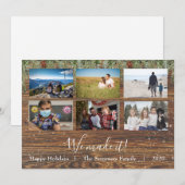 2021年のクリスマス休暇を乗り越えた記念写真 シーズンカード (正面/裏面)