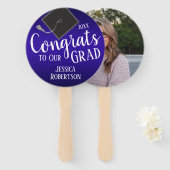 2021年のグラードクラスのフォトハンドファンへのおめでとう ハンドファン (正面&裏面)