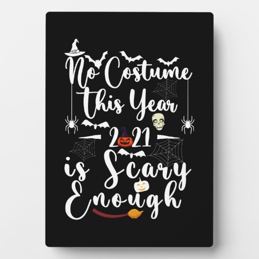 2021年のコスチュームは恐ろしいものではない フォトプラーク (正面)