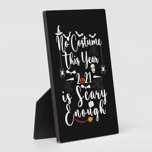 2021年のコスチュームは恐ろしいものではない フォトプラーク (側面)