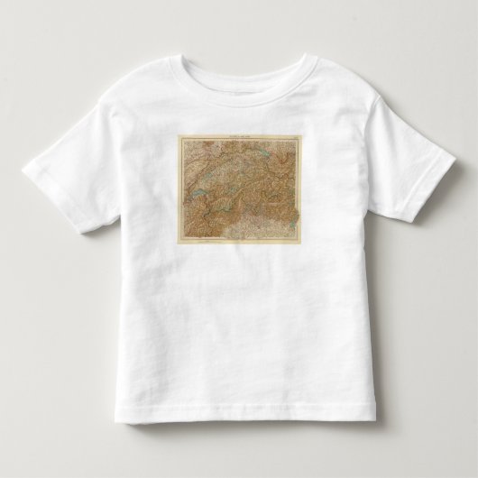 2021年のスイス連邦共和国 トドラーTシャツ (正面)