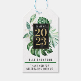 2021年のトロピカルリーフクラス卒業 |ありがとうございます ギフトタグ
