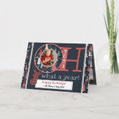 2021年のパンデミックおもしろいビンゴ写真のクリスマスを作成 シーズンカード (正面)