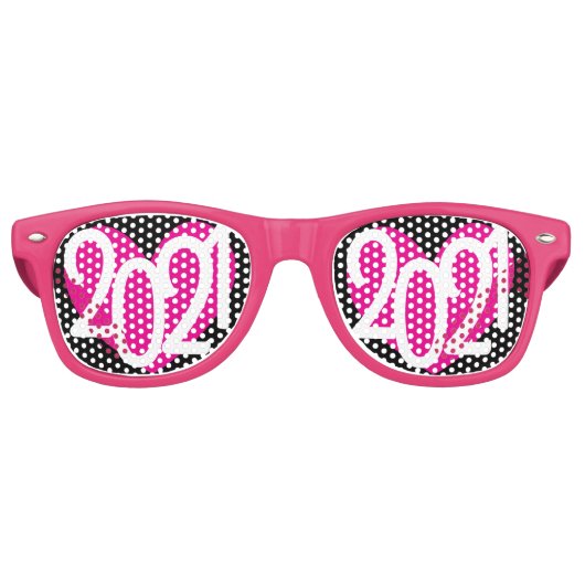 2021年のパーティー眼鏡 レトロサングラス (正面)