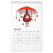 2021年のブルロングナおもしろいーアニメのユーモア カレンダー (2月 2026)