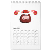 2021年のブルロングナおもしろいーアニメのユーモア カレンダー (1月 2026)