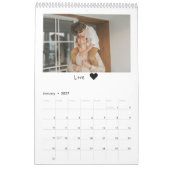 2021年のモダンカスタム写真家 カレンダー (1月 2027)