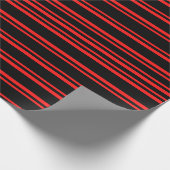  2021年のラッピングデザイン用の赤と黒の紙 ラッピングペーパー (角)