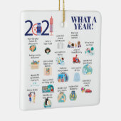 2021年のワクチン図解入りの、写真付きのは セラミックオーナメント (右)