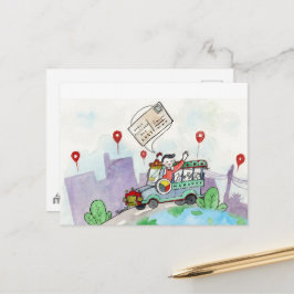 2021年の世界はがき日 ポストカード