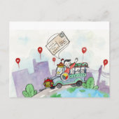 2021年の世界はがき日 ポストカード (正面)