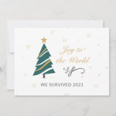 2021年の世界企業のへの生き延び喜び シーズンカード (正面)