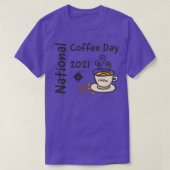 2021年の全国コーヒーの日 Tシャツ (デザイン正面)