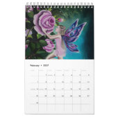 2021年の小さな妖精の暦 カレンダー (2月 2027)