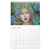 2021年の小さな妖精の暦 カレンダー (1月 2027)