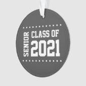 2021年の新しいカスタマイズ可能なクラスオーナメント オーナメント (正面)