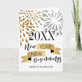 2021年の新年の始まり|応援から新年 シーズンカード (正面)