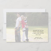 2021年の明るさを願う新年2枚 シーズンカード (裏面)